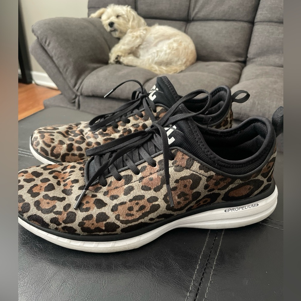 🐆🐆APL Athletic Propulsion Labs Mens Phantom Running Shoes Leopard Size 10